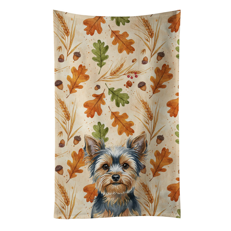 Serviette de cuisine tricolore Sheltie, Blue and Tan Yorkshire Terrier