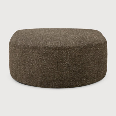 Bulky D-Shaped Ottoman