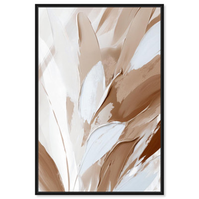 Toile fauve et givre II 