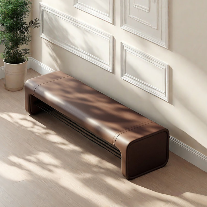 39.4in Shoe Changing Stool, Coffee