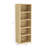 Open Bookcase in Natural Oak