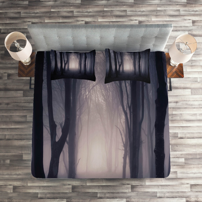 Forest Rustic Polyester Coverlet