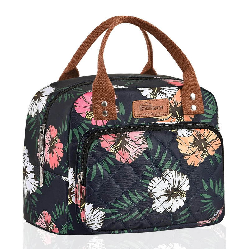 Insulated Lunch Bag, Floral