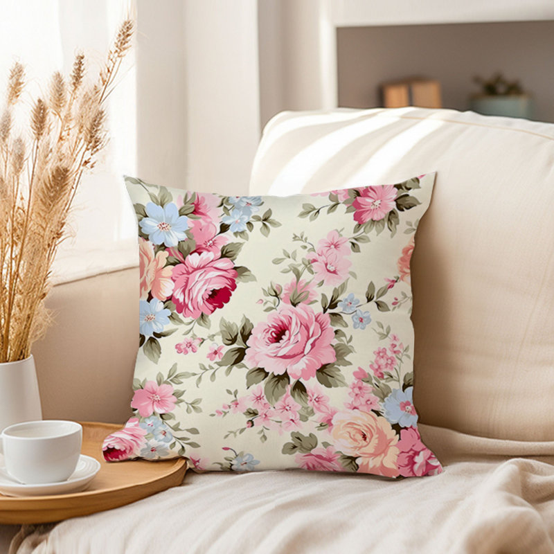 Floral Shabby Elegance Flowers Elegance XI, 16"H x 16"W