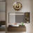 Owl Wall Clock Art - 24‘’ Modern Glass Wall Clock