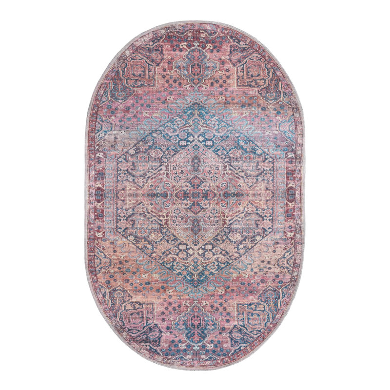 Oriental Indoor Rug, Oval 4'1" x 6'1"