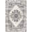 Lauri Inigo Cottage Medallion Dark Gray/Cream Rug-692466045