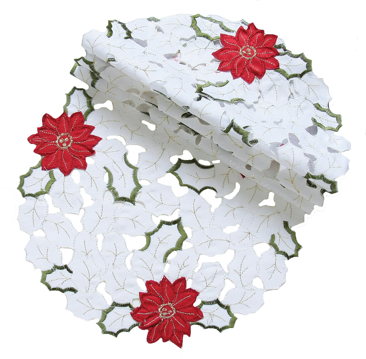 Samsel The Holiday Aisle® Samsel Embroidered Cutwork Doily & Reviews - Wayfair ...