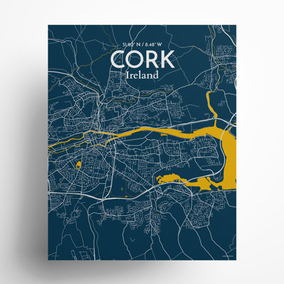 Cork City Map, impression