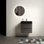 Meuble-lavabo de 24 po avec lavabo - tendance et fonctionnel, grand rangement, mouvement silencieux, grand volume de rangement biseauté,