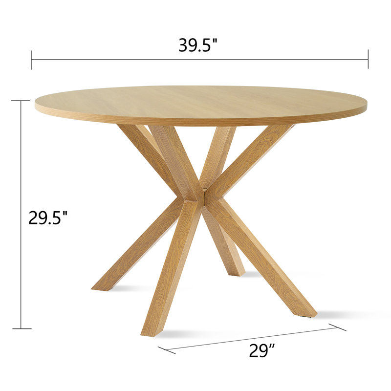 Table de salle à manger 39,4 po, Chêne