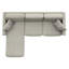 Canapé modulaire à méridienne réversible Smokey