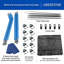 Plexalife Trampoline Top Ring Enclosure Set including Trampoline Net, 5 Curved Tramppoline Poles, Caps & Foam Sleeves - Fits 15ft Round Trampoline