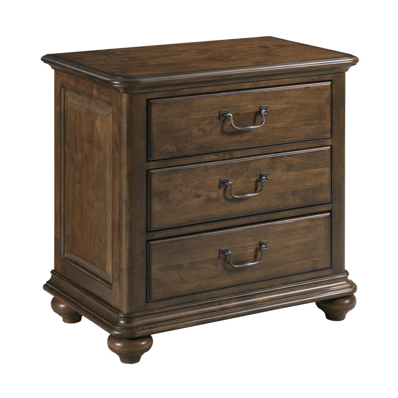 Table de chevet 3 tiroirs Skylinn