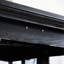 Vitrine antique avec verre noir, tablettes réglables, base et ampoule complémentaire pour portes de couloir en verre cerisier, étagères, construction résistante, design d'intérieur inclus E26-121111251
