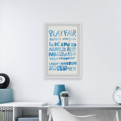 Ravinia 'Play Fair' Framed Print