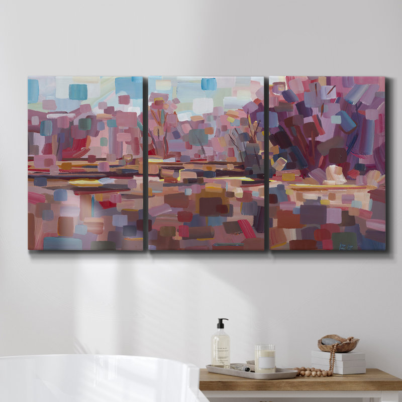 Vroom III - Multi Piece Framed Canvas, 60" H x 120" W x 2" D
