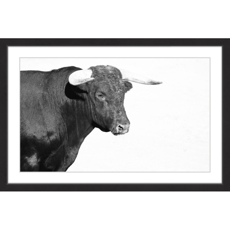 Single Picture Frame Painting, 41cm H x 61cm W, Black
