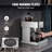 Commercial Drip Coffee Maker, 12 Cups Coffee-Maker Machine With 4 Glass Carafes And 4 Decanter Warmer Plates, Stainless Steel Drip Style Coffee Brewer, For Restaurant, Office, Coffee Shop & Home
