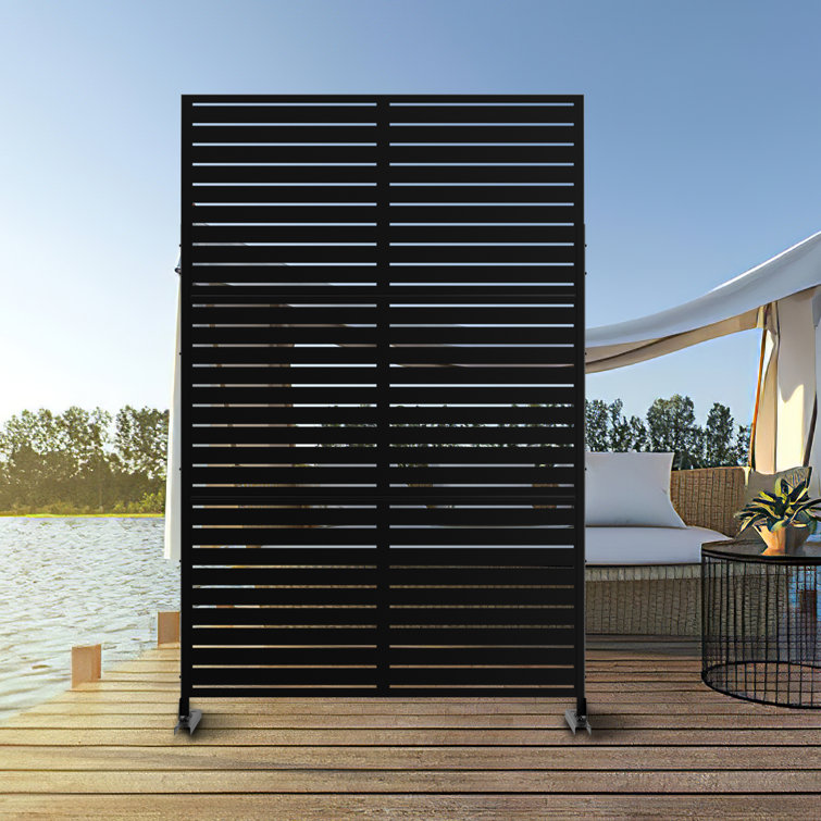 6.5 ft. H x 4 ft. W Metal Privacy Screen