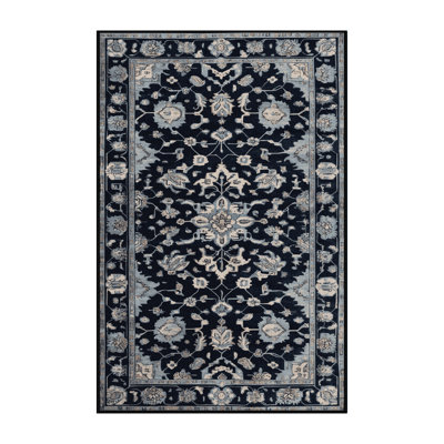 Machine Washable Overdyed Gray Area Rug