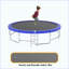 15 pi pour les enfants et les enfants avec filet de sécurité pour trampoline-124610214