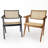 Stained Teak Wood and Natural Rattan Chair-1608888818