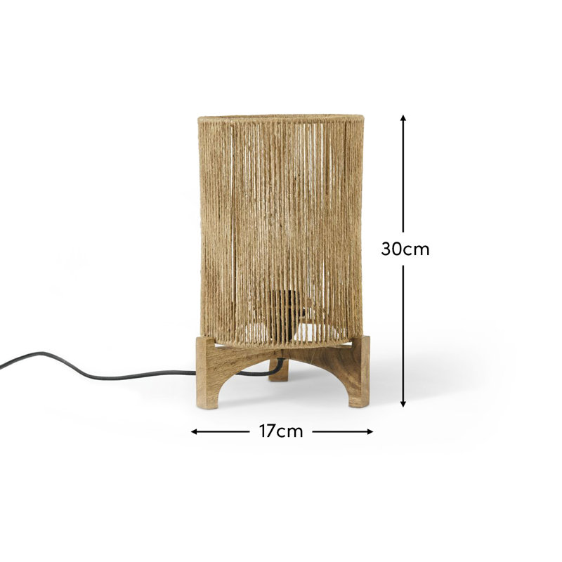 Wood Table Lamp