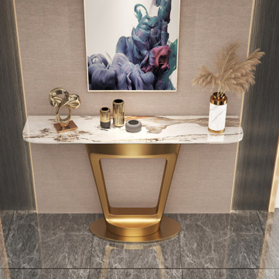 Console en métal de style italien