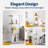 3 Layers Glass Display Cabinet With Lock
