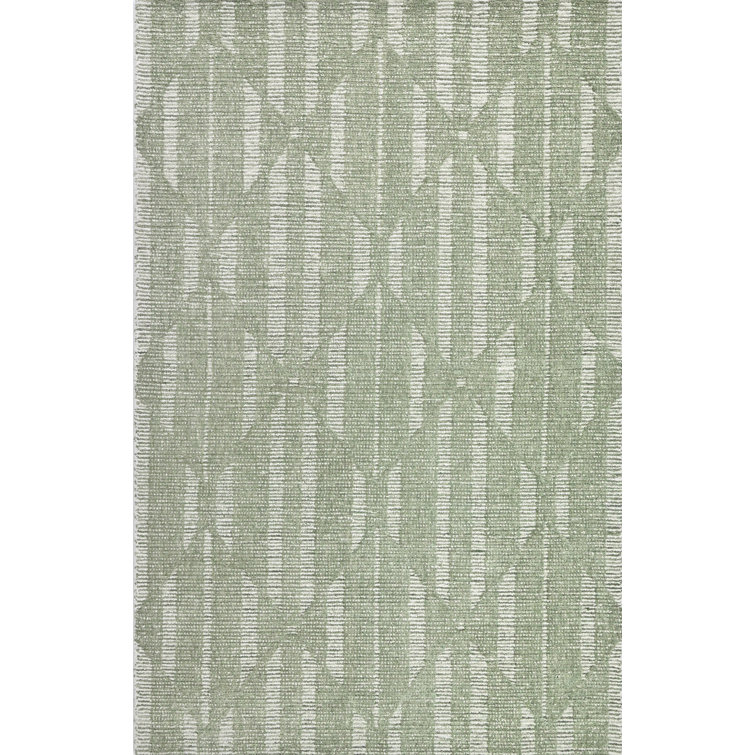Hazen Hand Tufted Wool Geometric Indoor Rug