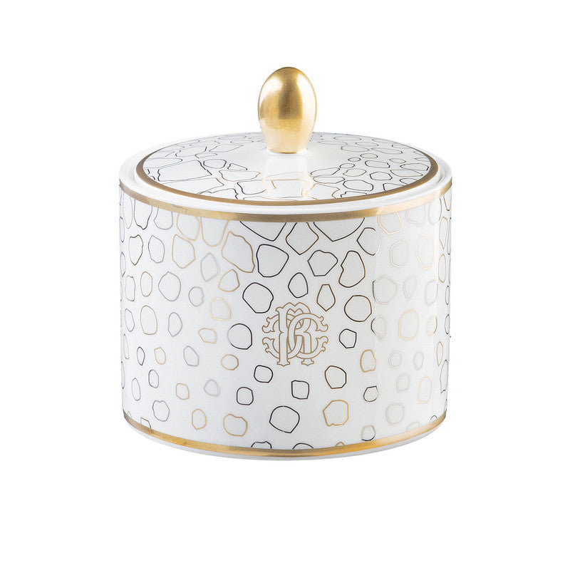 Sugar Pot GIRAFFE   diam. 3.3 in, H 3.5 in