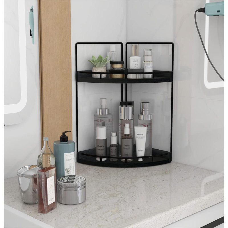 Plateau de salle de bain Muneza, Noir