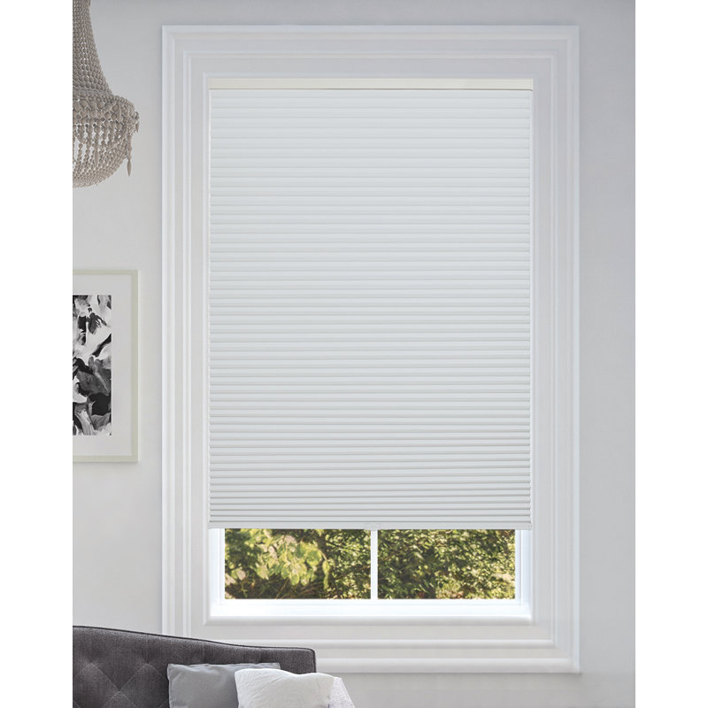 Store alvéolaire alvéolaire en nid d'abeille, L 22 po, L 72 po, Blanc