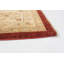Tapis de bois one-of-kind-noué la 2010 chobi rouge foncé/ivoire 10 pi 3 po x 13 pi en laine de 4 po Holderman