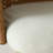 Upholstered Rattan Backrest Accent Arm Chair