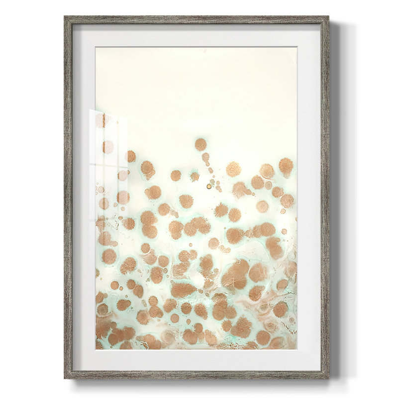Printed Bronze Suspension Study II -Framed Print, Distressed
