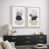 White Floater Framed