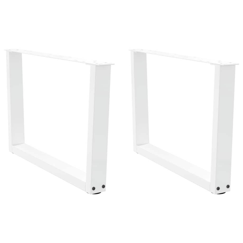 Dining Table Legs V-Shape 2 Pcs Steel