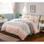 Ensemble d'édredon 9 pièces en percale de coton rosé-122118660