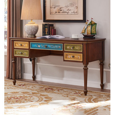 Solid Wood Writing Desk