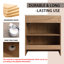 Meuble-lavabo autoportant de 72 pouces avec lavabo en céramique et armoires de rangement, porte à fermeture douce-111123767