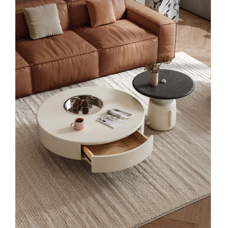 Table basse de style nordique minimaliste