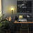 60'' Black Torchiere Floor Lamp