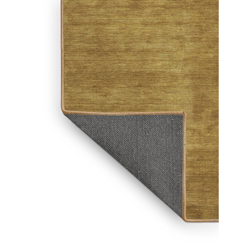 Tapis contemporain brun, Tapis de couloir 2 pi x 5 pi