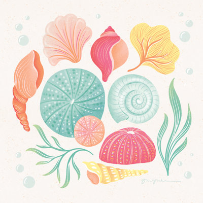 Under The Sea VI by Gia Graham - Wrapped Canvas Painting