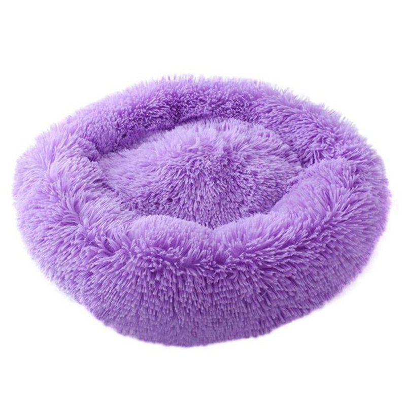Lit de luxe pour animaux, Moyen (l 31,49 po x P 25,29 po x H 5,9 po), Mauve