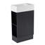 Meuble-lavabo 18,6 po avec lavabo, meuble-lavabo avec tablette à deux niveaux, orienté vers la gauche ou vers la droite-616783820
