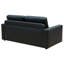 Canapé-lit escamotable en cuir grainé italien de 73,2 po avec matelas en mousse à mémoire de forme DreamLoom, canapé-lit en cuir avec matelas en mousse à mémoire de forme pour le salon -2106089190