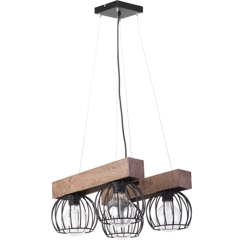 4 - Light Black/Brown Kitchen Island Pendant